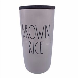 Rae Dunn BROWN RICE Canister
